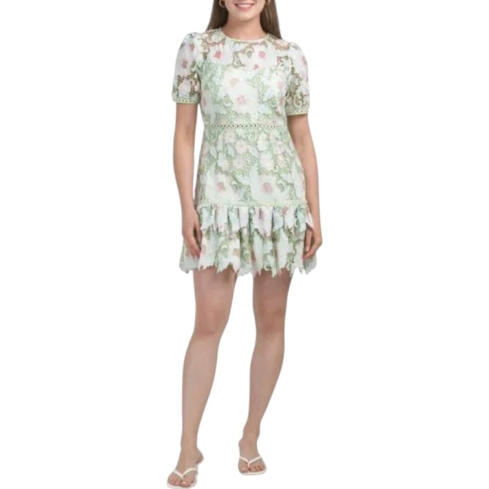 AROSE sage Haley Mini Dress